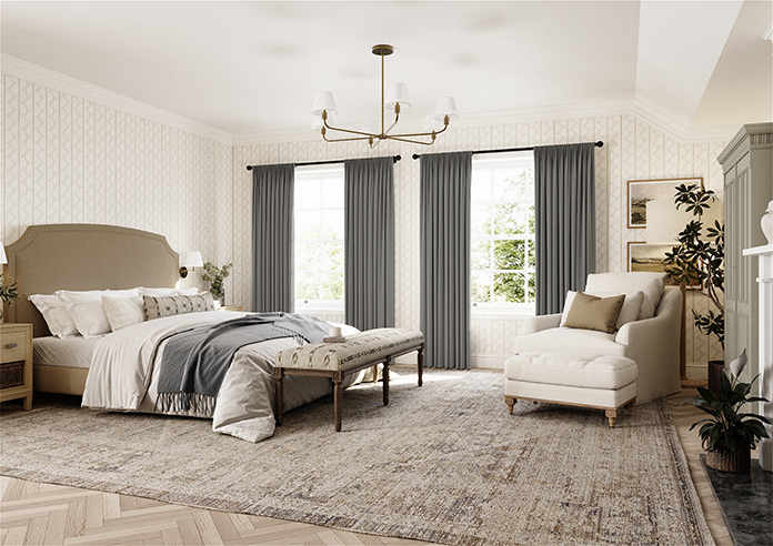 Sydney, Slate Grey - Made to Measure Curtains - Image 7